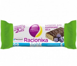 Батончик, Racionika (Рационика) 45 г лайт черника