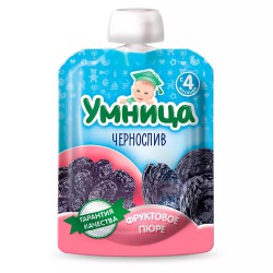 Пюре, Умница 80 г чернослив с 5 мес дой-пак